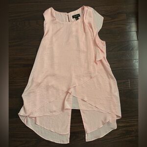 2/$20 - Pink Layered Ruffled Sleeveless Top